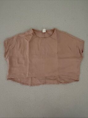 ES Linn Tee in Lightweight Linen, Canyon, sz S/M